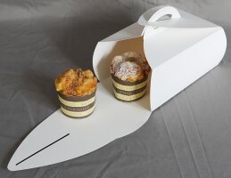 Faltschachteln klein / Macaron Box / Keks Box