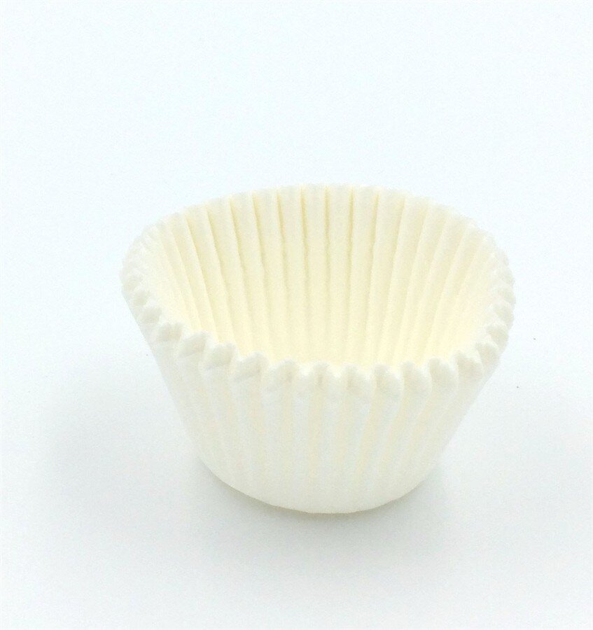 HARFINGTON Cupcake-Förmchen, 100 Stück Weiß – Standardgröße, Fettdichtes Papier, Ofenfest Bis 220°C