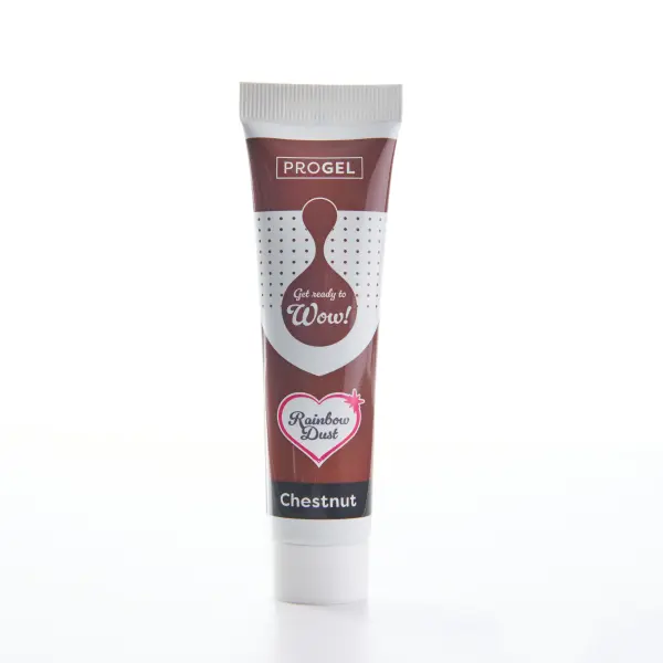 Rainbow Dust ProGel Chestnut 25 ml Gelfarbe Lebensmittelfarbe