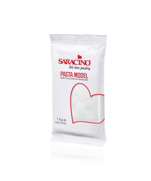 Saracino Modellierpaste weiß 1 kg (Flowpack)