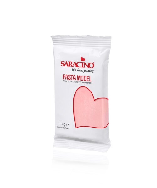 Saracino Modellierpaste Rosa 1 kg (Flowpack)