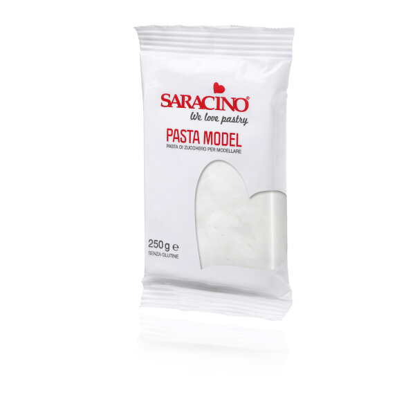 Saracino Modellierpaste weiß 250 g - MHD Augus 26