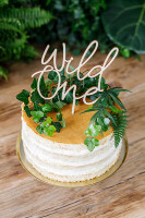 Cake Topper Wild One - Holz