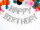 Folien Ballon Party Happy Birthday 340 x 35 cm - Silber 