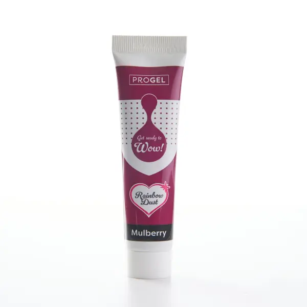 Rainbow Dust ProGel Mulberry ( Wine Red ) 25 ml Gelfarbe Lebensmittelfarbe