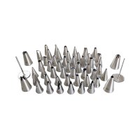 52 tlg Spritztüllen Set Edelstahl inkl. Blumennagel Vintagecake