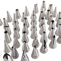 52 tlg Spritztüllen Set Edelstahl inkl. Blumennagel Vintagecake