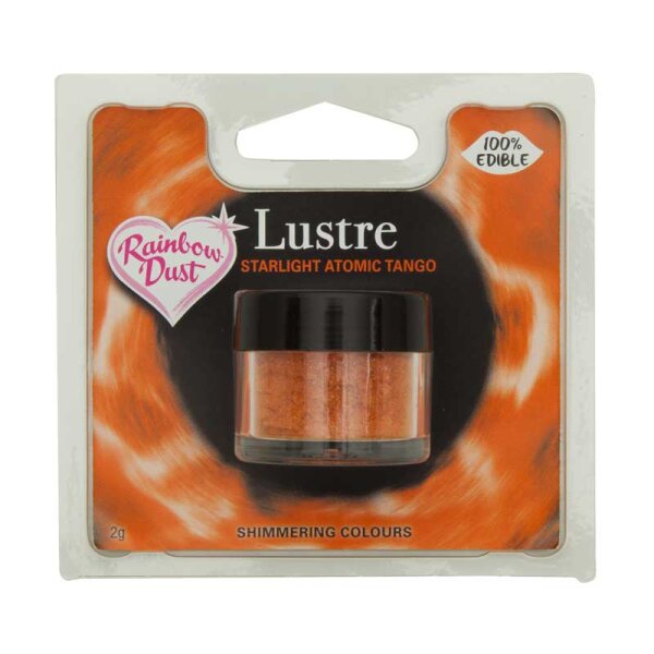 Rainbow Dust edible Lustre alle Farben LUSTRE STARLIGHT ATOMIC TANGO RETAIL