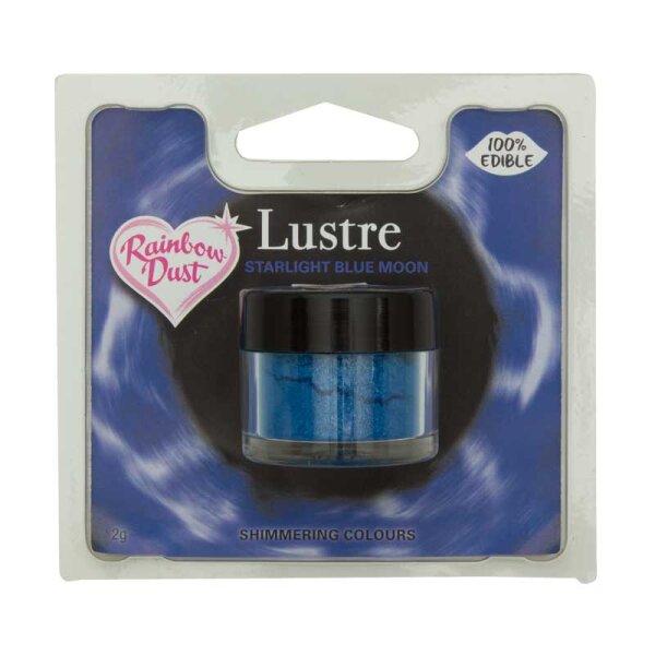 Rainbow Dust edible Lustre alle Farben LUSTRE STARLIGHT BLUE MOON RETAIL