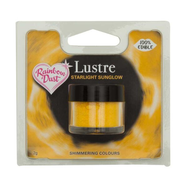 Rainbow Dust edible Lustre alle Farben LUSTRE STARLIGHT SUNGLOW RETAIL