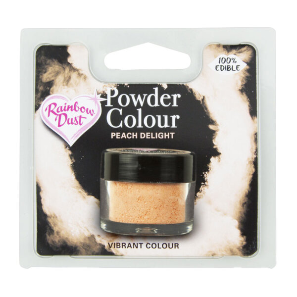 Puderfarbe Plain and Simple Lebensmittelfarbe POWDER COLOUR PEACH DELIGHT RETAIL