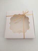 Keksbox Cookie Schachtel  - 20 x 20 x 5 cm - 10 Stk.