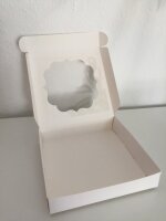 Keksbox Cookie Schachtel  - 20 x 20 x 5 cm - 10 Stk.