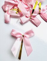 Schleife mit Clipverschluß -  rosa - 20 Stück