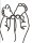 Cake Topper Line Art Silhouette - Baby Feet