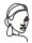 Cake Topper Line Art Silhouette - Woman with Hair