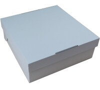 Tortenkarton Cake Box 32 x 32 x 12 cm, 2-Teilig E-Welle