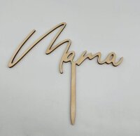 Cake Topper Muttertag Holz - Mama