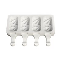 Silikonform Eisform Cakesicle 70 x 35 mm - mini Geometric...
