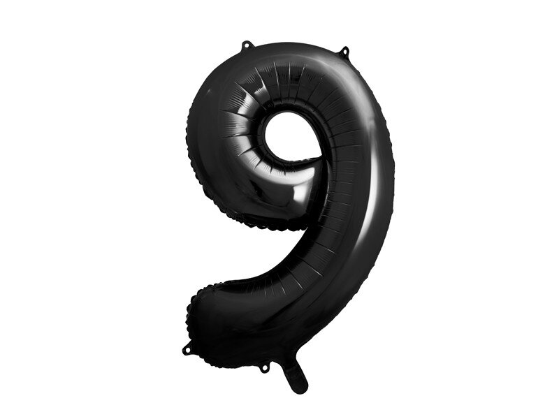 Riesenzahl Folienballon Schwarz – 40/102 Cm, Für Helium Oder Luft | Perfekt Für Geburtstag & Partys