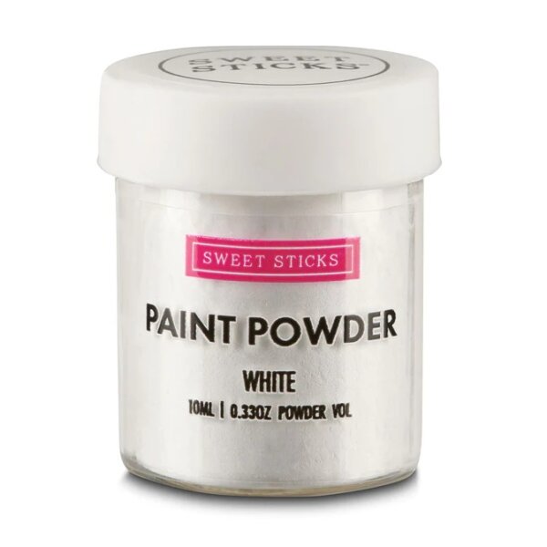 Sweet Sticks Edible Paint Powder - White