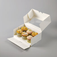 Cupcake Muffin Box 6er Cup - Höhe 10 cm
