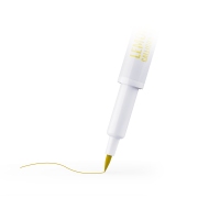 Fractal Calligra Food Brush Pen Lemon Yellow MHD 05/03/2026