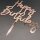 Cake Topper Happy Birthday - Rosa Acryl