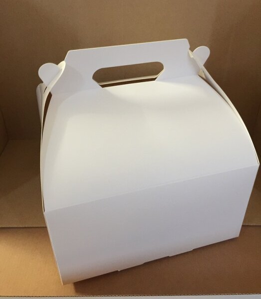 5 Stück Tortenkarton Tortenbox Cake Box - 22x22x22,5 cm Patisserie