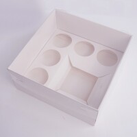 Bento Cupcake Box Patisserie- 23 x 23  x 10 cm
