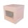 3in1 Tortenkarton Cake Box 20,3 x 20,3 x 20,3 cm - Rosa - 10 Stk.