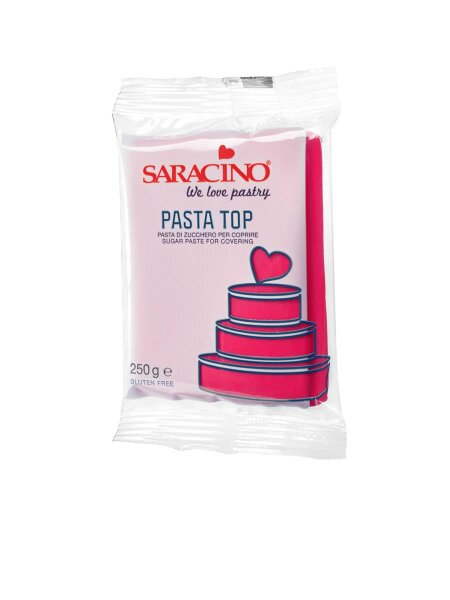 Saracino Rollfondant Pasta Top 250g - alle Farben Fuchsia Top Paste 250g MHD 03/2026