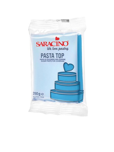 Saracino Rollfondant Pasta Top 250g - alle Farben Hellblau Top Paste 250g MHD 02/2026