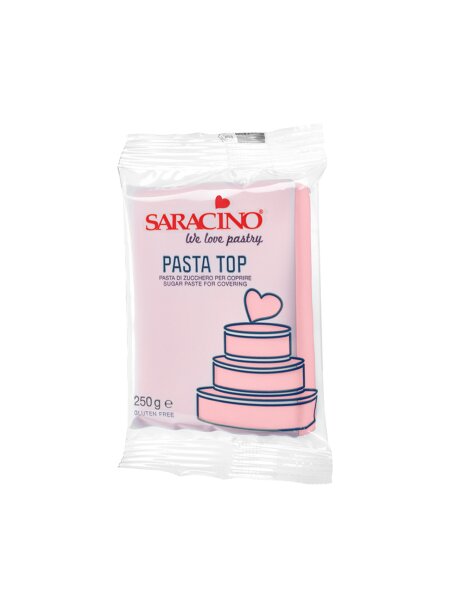 Saracino Rollfondant Pasta Top 250g - alle Farben Baby Pink Top Paste 250g