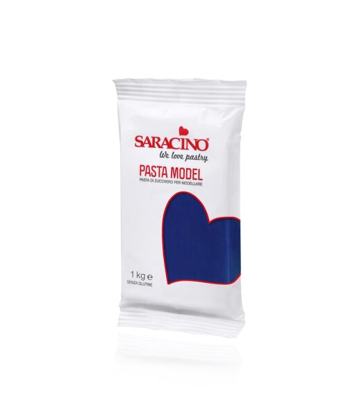 Saracino Modellierpaste Navy Blue 1 kg (Flowpack)