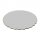 Cake Board Card ø 25 cm SILBER rund 1,5 mm - gewellt