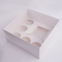 Bento Cupcake Box Patisserie- 23 x 23  x 10 cm - 5 Stk.