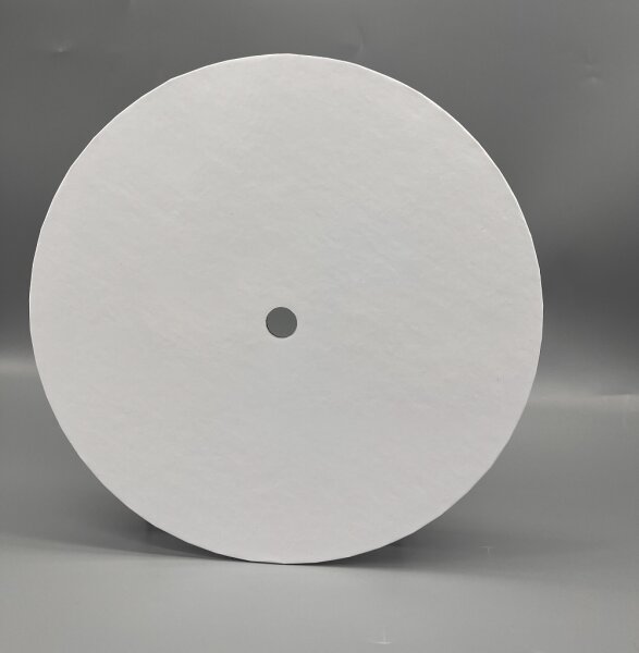 5 Stk. Cake Board Card ø 18 cm, 3 mm Weiß mit Mittelloch