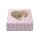 Cupcake Muffin Box 8er Cup 25,4 x 25,4 x 10 cm - PinkStripe - 10 Stück