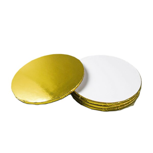 Cake Drum ø 25,4 cm (10 inch), 12mm GLANZ GOLD wrapped