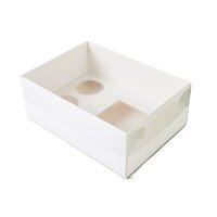 2 er Bento Cupcake Box Patisserie- 25,4 x 18  x 10 cm