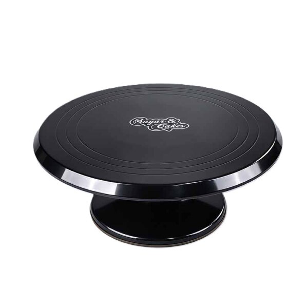 Profi - Drehteller Tortenplatte 31 cm - Schwarz