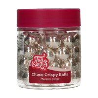 Choco Crispy Balls - Dazzling Silver 130 gr.