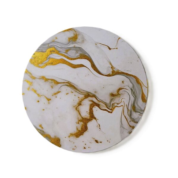 Cake Drum ø 35,5 cm (14 ich), 12 mm MARBLE White/Gold