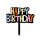 Cake Topper Happy Birthday Neon Bunt - Acryl