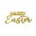 Cake Topper Acryl Gold 7 cm "Happy Easter" - 5 Stk