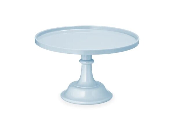 Tortenständer 24 cm H 14,5 cm - Hellblau