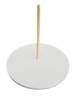 Cake Drum mit Loch ø 35,5 cm (14 inch) WHITE