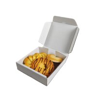 10 Stk.Pizza-Cake Cookie Box - 16 x 16 x 4 cm