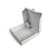 10 Stk. Pizza-Cake Cookie Box - 10 x 10 x 3 cm